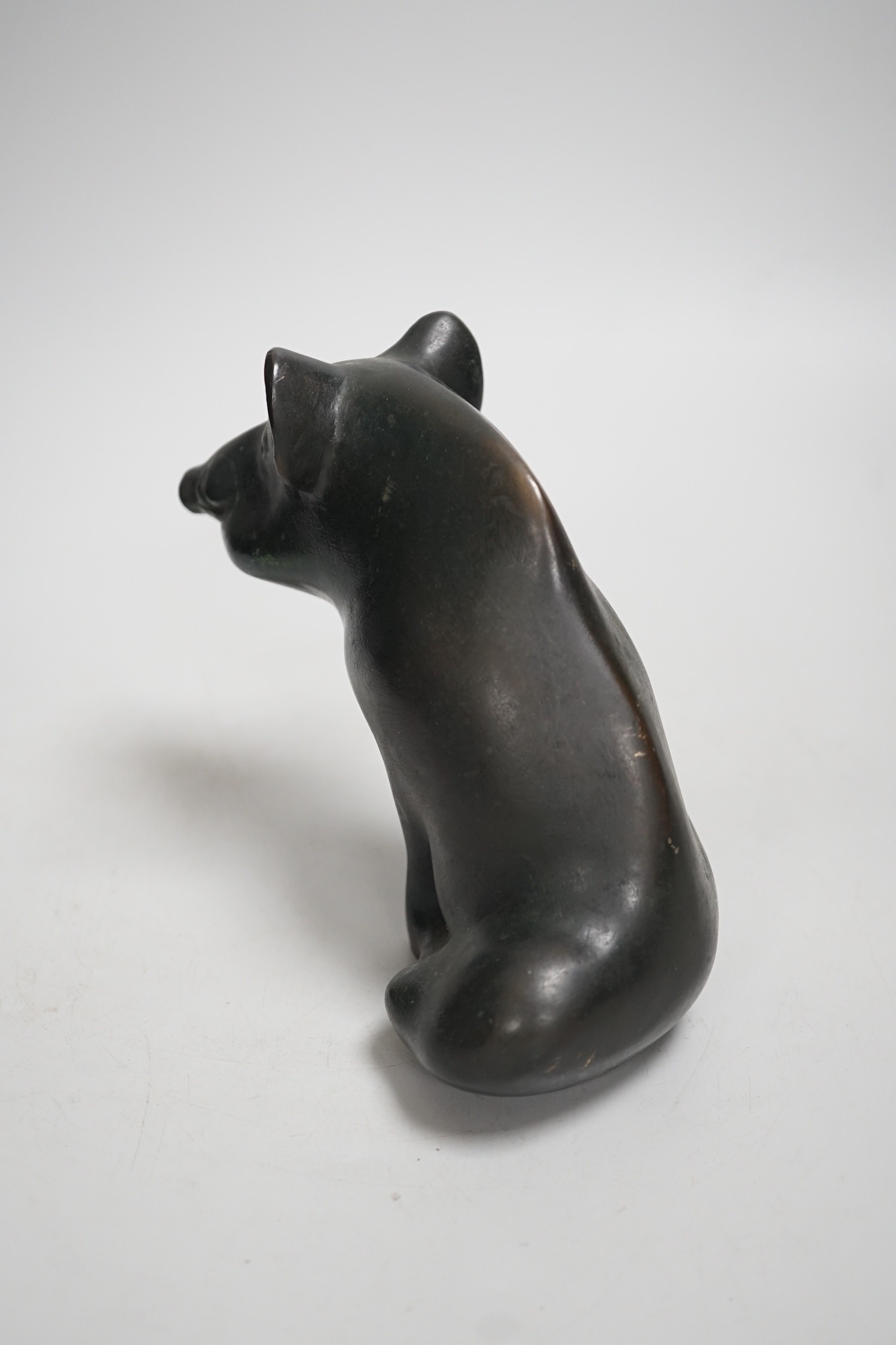 Claude Lhoste (French, 1929-2010), a limited edition cast Bronze model of a Boar, numbered 52-250